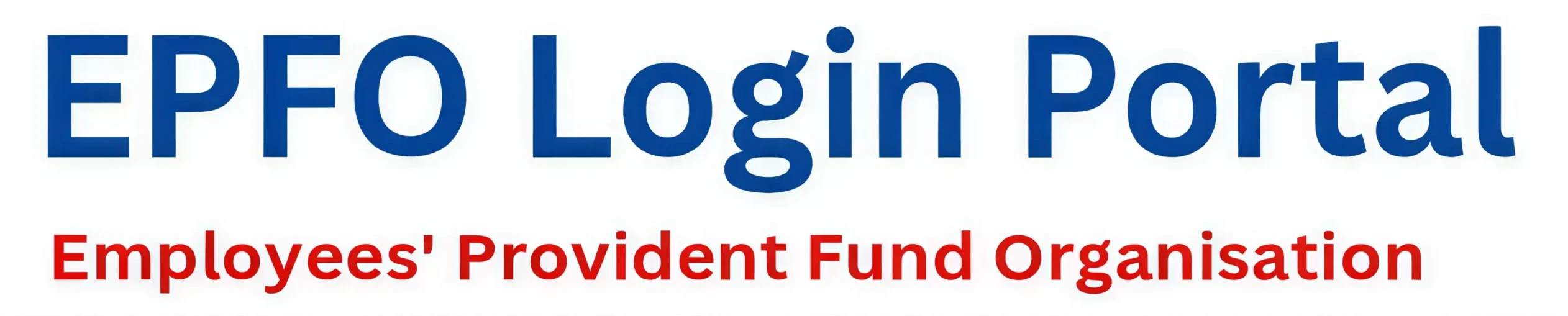 EPFO Login Portal